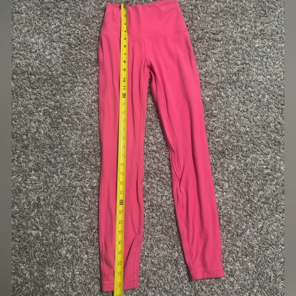 Lululemon Athletica Vibrant Pink Leggings